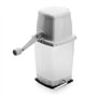 Broyeur à Glace Manuel Polypropylène pour Cocktails, Broyeur Glaçons Machine à Glaçons Portative avec Manivelle et Système de Ve