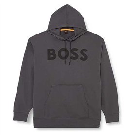 BOSS Webasichood Maillot de survêtement, Gris foncé 22, S Homme