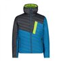 CMP Homme Hoodie Veste, Uni, 48