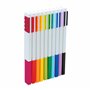 LEGO Iconic Papeterie : Ensemble de 10 Marqueurs - Créatifs Stylos à Gel à Séchage Rapide avec Plaques LEGO - Set de 10 Couleurs