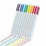 LEGO Iconic Papeterie : Ensemble de 10 Marqueurs - Créatifs Stylos à Gel à Séchage Rapide avec Plaques LEGO - Set de 10 Couleurs