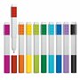 LEGO Iconic Papeterie : Ensemble de 10 Marqueurs - Créatifs Stylos à Gel à Séchage Rapide avec Plaques LEGO - Set de 10 Couleurs