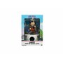 TEKNOFUN - Licence Officiel One Piece - Réveil Lumineux Luffy - Bleu, Rouge et Noir - Fonctionne avec Piles (3X AAA) ou USB (câb