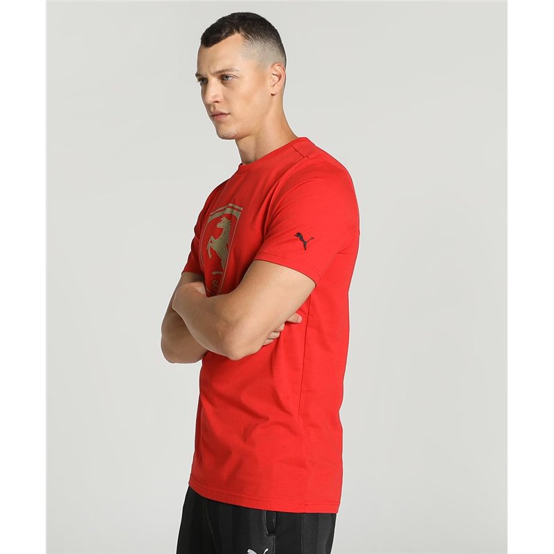 Image secondaire de PUMA T-Shirt avec Grand écusson Scuderia Ferrari Race Homme S Rosso Corsa Red
