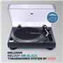 Platine vinyle Reloop RT-1 BT avec entraînement par courroie pour applications DJ et Hi-Fi, Sortie Bluetooth pour connexion sans