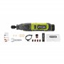 RYOBI - Mini-outil multifonction 4V - 5 000-25 000 tr/min - changement d'accessoires sans outil - Câble USB C - Livré avec 15 ac