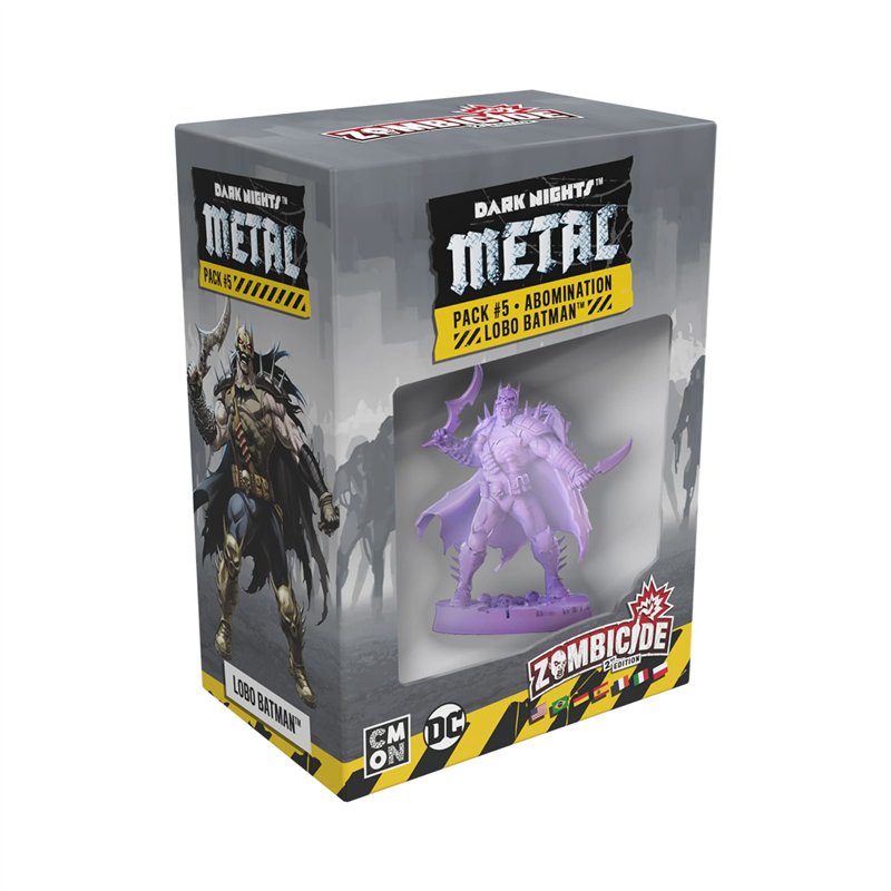 CMON Zombicide Dark Nights Metal Pack #5 Jeu de Miniatures en Plusieurs Langues (français Non Garanti)