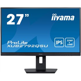 Ecran PC - IIYAMA XUB2792QSU-B5 - 27 WQHD - Dalle IPS - 5 ms - 75Hz - HDMI / DisplayPort / DVI