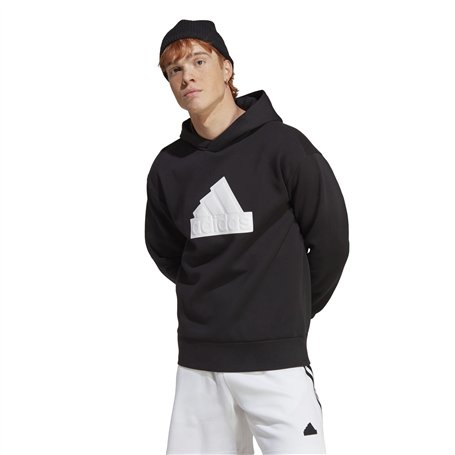 adidas M FI Bos HD Sweat, Noir/Blanc, M Homme