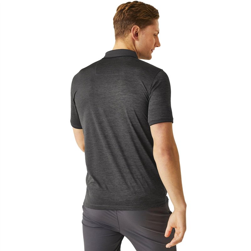 Image secondaire de Regatta Polo en Jersey Remex II pour Homme, Cendre, XL