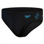 Speedo Hyper IIIoom Splice III Slip de Bain Homme, Noir/Bolt, L