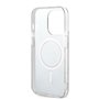 Guess Bundle Pack MagSafe 4G Coque iPhone 14 Pro + MagSafe Chargeur, Marron/Or