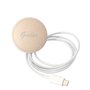 Guess Bundle Pack MagSafe 4G Coque iPhone 14 Pro + MagSafe Chargeur, Marron/Or