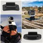 20 Sets Coussinets Adhésifs Compatible avec Gopro, Fixation de Casque en Adhésif, Support Adhésif Incurvé et Plat, Autocollant d
