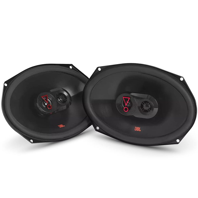 JBL Stage3 9637F - Ensemble Haut Parleur à 3 Voies de Harman Kardon sans Grille - Enceinte Voiture de 375 Watts Boîte Ovale Larg