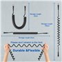 Cable USB C vers Lightning Spirale, Compatible Apple Carplay et certifié MFi, Câble Lightning USB C de voiture avec transmission