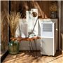 Cecotec Climatiseur Portable ForceClima 9150 Style. 9000 BTU, Surface de 16 m², Écran LED, 4 Modes et 2 Vitesses, Minuterie, Rou