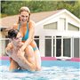 Intex 2,44 m x 76 cm Pink Metal Frame Pool, Dimensions de la Configuration : 2,44 m x 76 cm (28290NP)