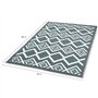 IDMarket - Tapis extérieur MASINKA Gris et Blanc 180 x 280 CM