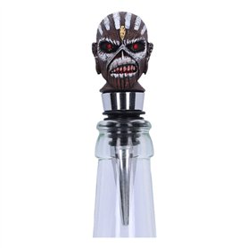 Nemesis Now Bouchon de bouteille Iron Maiden Book of Souls sous licence officielle, argent, 10 cm