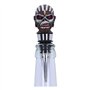 Nemesis Now Bouchon de bouteille Iron Maiden Book of Souls sous licence officielle, argent, 10 cm
