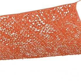 IDMarket - Voile d'ombrage rectangulaire Design ombrière Camouflage 4x6 M Terracotta