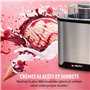 alpina Sorbetiere - Machine a Glace - Turbine a Glace pour Sorbetières, Glace Italienne et Yaourt Glacé - Sorbetiere Turbine a G