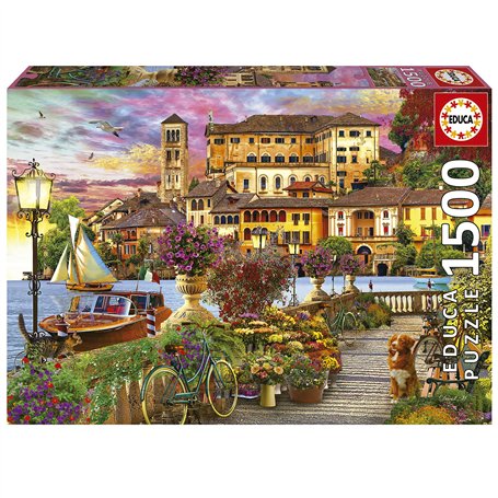 Educa - Puzzle de 1500 pièces pour Adultes | Prommenade Italienne. Mesure : 85 x 60 cm. terminé. +14 Ans (19562)