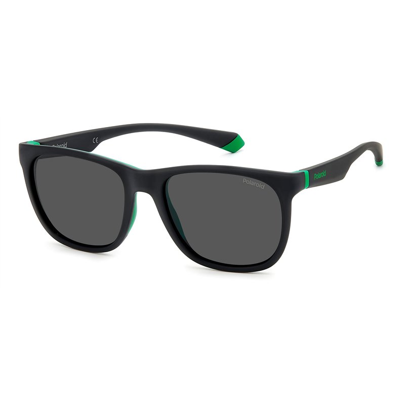 Polaroid PLD 2140/s Sunglasses, 3OL/M9 MT BLK GRN, 55 Unisex
