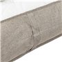 5five - housse de rangement lit "orga" gris clair