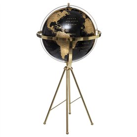 FEERIC CHRISTMAS Globe Terre Noir Or H 79 cm