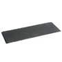 Secret de gourmet SG Lot De 6 Assiettes En Ardoise - L 30 X L 11 Cm - Noir