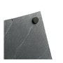 Secret de gourmet SG Lot De 6 Assiettes En Ardoise - L 30 X L 11 Cm - Noir