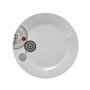 Secret de gourmet - Lot de 6 Assiettes à Dessert - Instant - D 19 Cm - Céramique - Simples - Ronde - Elegant - Réutilisable - Dî