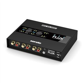 Reloop Flux - Interface DVS USB-C 6x6 IN/OUT pour Serato DJ Pro, 24 bits/96 kHz, compatible avec platines, CDJ ou autres lecteur