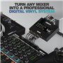 Reloop Flux - Interface DVS USB-C 6x6 IN/OUT pour Serato DJ Pro, 24 bits/96 kHz, compatible avec platines, CDJ ou autres lecteur
