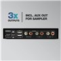 Reloop Flux - Interface DVS USB-C 6x6 IN/OUT pour Serato DJ Pro, 24 bits/96 kHz, compatible avec platines, CDJ ou autres lecteur