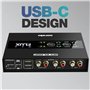 Reloop Flux - Interface DVS USB-C 6x6 IN/OUT pour Serato DJ Pro, 24 bits/96 kHz, compatible avec platines, CDJ ou autres lecteur