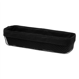 5five - corbeille à pain métal 40x14cm mayaj noir