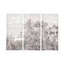 Atmosphera - Toile imprimée Bota - bois - noir et blanc - 67-5x50 cm