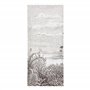Atmosphera - Toile imprimée Bota - bois - noir et blanc - 67-5x50 cm