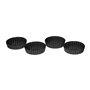 5five - 4 moules perforés à tartelettes 10cm