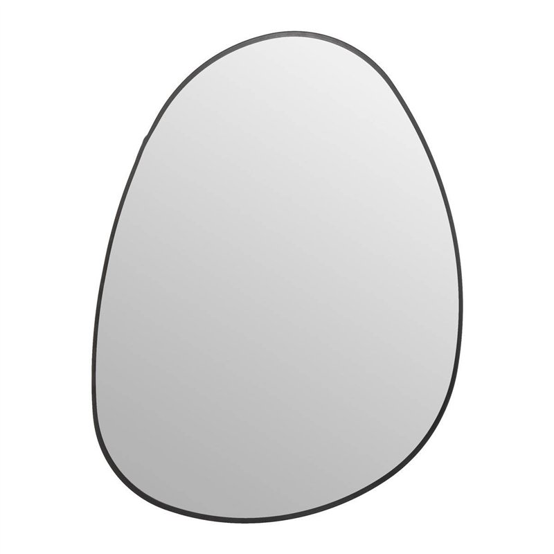 Atmosphera - Miroir Rosalia - métal - Noir - 55x75 cm