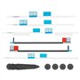 Homesyway LCD Display Bande adhésive Autocollant Remplacement Bande d'ouverture kit de Guidon de Roue Compatible avec Apple iMac