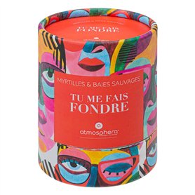 Atmosphera - Bougie parfumée Jomy - myrtilles - 200g