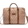 Forward Guess Étui pour ordinateur portable G-Cube 16 pouces PU Motif et poignées Café, Café