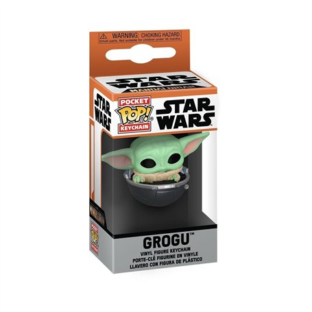 Funko Pop! Keychain: Star Wars: The Mandalorian S9 - Grogu (The Child, Baby Yoda) - (Grogu (The Child, Baby Yoda), Baby Yoda) - 