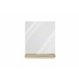 FMD Möbel BELM 7 Miroir de Garde-Robe rectangulaire avec étagère en Bois Blanc Brillant