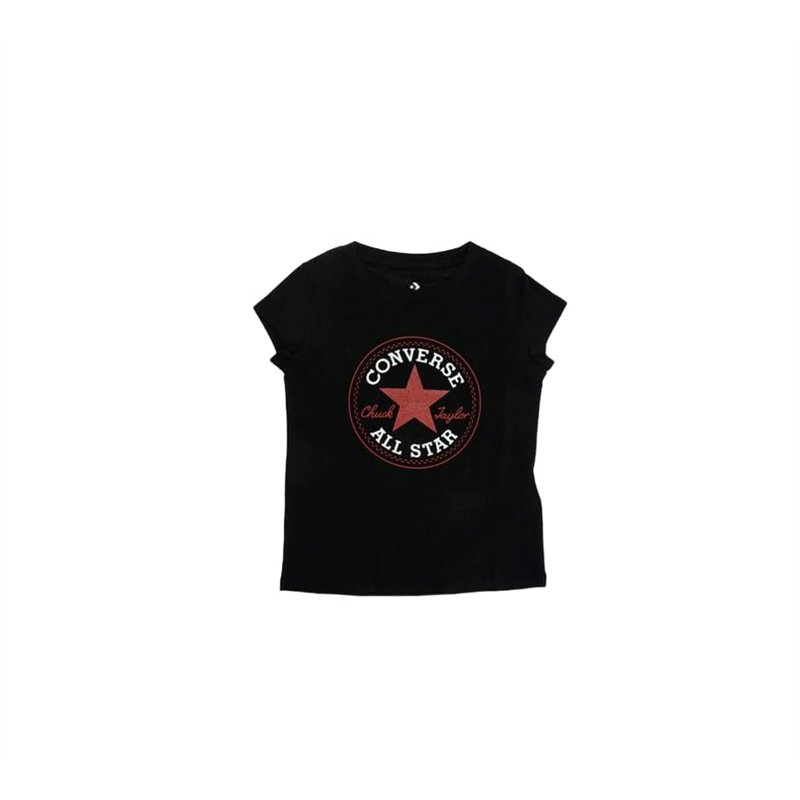 Converse T-Shirt à Manches Courtes pour Enfant, Multicolore, Standard (S6455124)