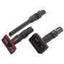 Paxanpax PFC1429 Shark Lot de 3 brosses à épousseter pour aspirateur IZ201, IZ202, IZ251, IZ252, Plastique